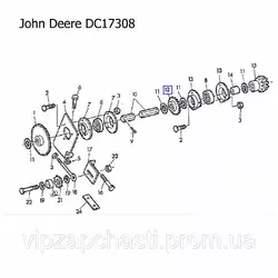Звездочка Z-14 John Deere DC17308