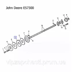 Звездочка John Deere E57300