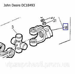 Гук карданного вала John Deere DC18493