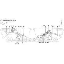 Ремни на комбайн Claas Lexion-470