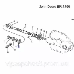 Уплотнение вала John Deere BP13899