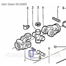 Гук карданного вала John Deere DC16505