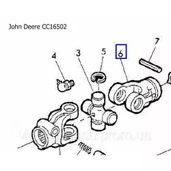 Гук карданного вала John Deere CC16502