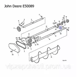 Фланец John Deere E50089