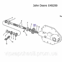 Шестерня коническая John Deere E49299