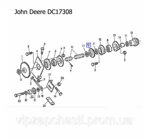 Звездочка Z-14 John Deere DC17308