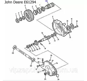 Вал редуктора John Deere E61294