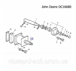Ось ступицы John Deere DC16680