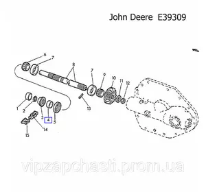 Втулка звездочки John Deere E39309