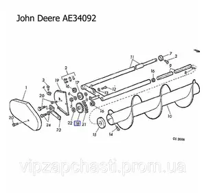 Звездочка John Deere AE34092